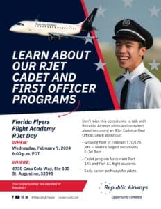 RJET Cadet and First Officer Programs