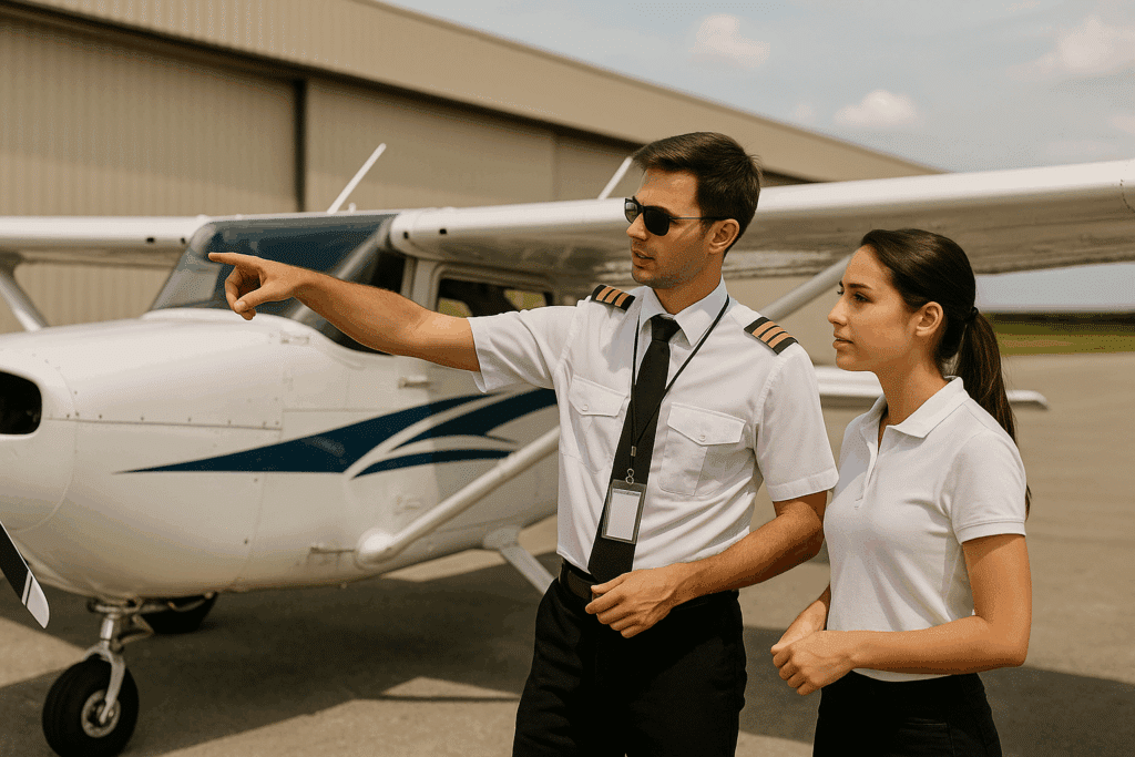 FAA-certified flight school